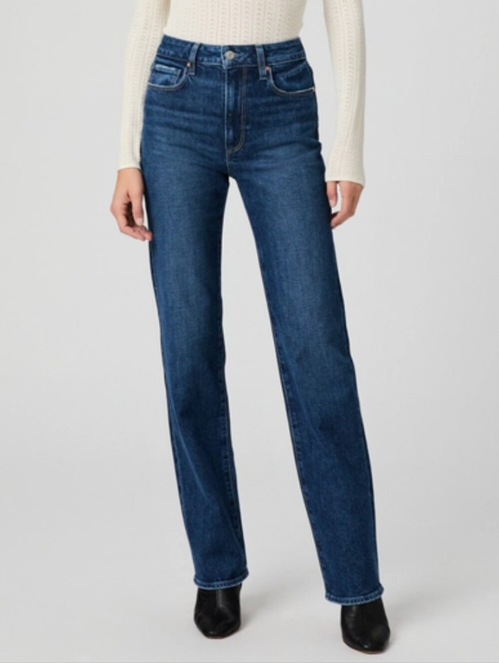 Re/Done Dark Indigo Straight-Leg Jeans